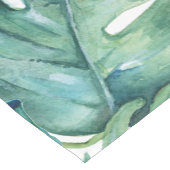 Tropical Monstera Leaf Table Runner Kurzer Tischläufer (Ecke)