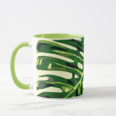 Tropical Monstera Leaf Tasse (Links)