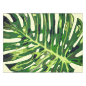 Tropical Monstera Leaf Tischdecke (Vorderseite (Horizontal))