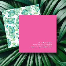 Tropical Monstera Palm Blätter