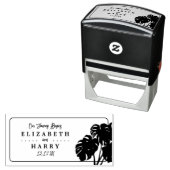 Tropical Monstera Permastempel (Beispiel)