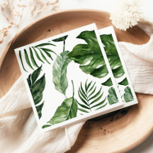Tropical Monstera Sommerstrand Elegante Hochzeit