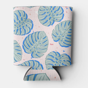 Tropical Monstera: Terrazzo Vintages Muster Dosenkühler