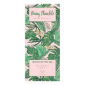 Tropical Monsterle Jungle Palm Musterrackkarte Werbekarte (Vorne)