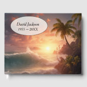 Tropical Morning Sunrise for Memorial Service  Gästebuch (Vorderseite)