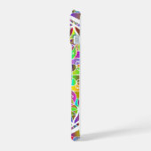 Tropical Mosaic – Blue & Gold Macaw Mandala iPhone 15 Hülle (Linke Seite)