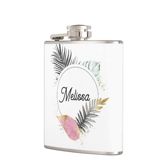 Tropical Name Flask Flachmann (Links)