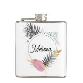 Tropical Name Flask Flachmann (Vorderseite)