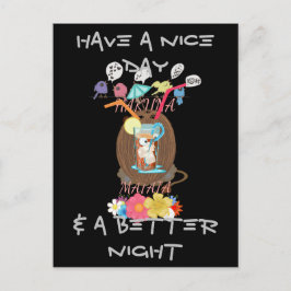 Tropical Nature's Bounty" Kokospalmen Postkarte