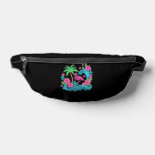 Tropical Neon Flamingo Bauchtasche (Ablage )