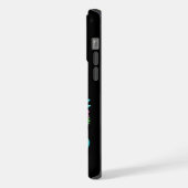 Tropical Neon Flamingo iPhone Hülle (Linke Seite)