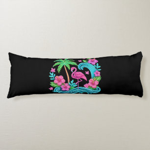 Tropical Neon Flamingo Seitenschläferkissen