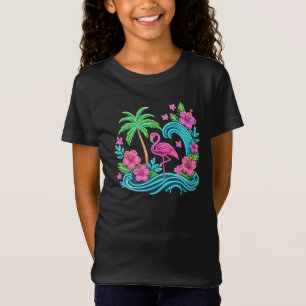 Tropical Neon Flamingo T-Shirt