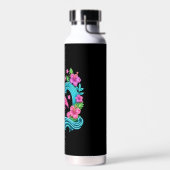 Tropical Neon Flamingo Trinkflasche (Links)