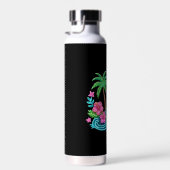 Tropical Neon Flamingo Trinkflasche (Rechts)