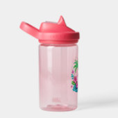 Tropical Neon Flamingo Trinkflasche (rechts)