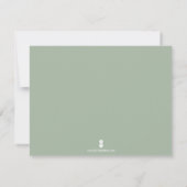 Tropical New Address Cards Save The Date (Rückseite)