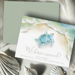Tropical New Address Cards Save The Date<br><div class="desc">Tropical New Address Cards Die neue Zuhause-Sweet-Zuhause mit meinen tropischen, sich bewegenden Ankündigungskarten, die "We Have Moved" in einem trendigen Schrift-Typografie-Stil, der das Aussehen der Handschrift weckt, vorstellen. Diese stilvolle Karte zeigt meine originale Aquarellschildkröte und tropische Monstera-Vegetation. Personalisieren Sie es mit Ihren Namen und neuen Adressen für eine einzigartige Touch....</div>