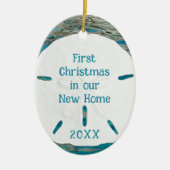 Tropical New Zuhause Etablierte Weihnachten Keramik Ornament (Vorne)