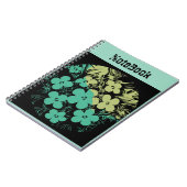 Tropical Night Bloom Notebook Notizblock (Linke Seite)