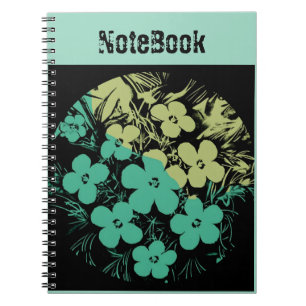 Tropical Night Bloom Notebook Notizblock