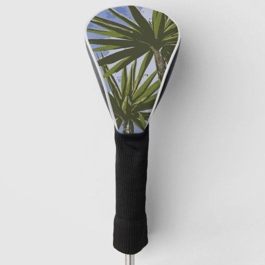 Tropical Oasis Palm Trees Golf Headcover (Vorderseite)