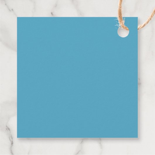 Tropical Ocean Beach Seashell Vielen Dank Geschenkanhänger (Rückseite)