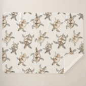 Tropical Ocean Sea Turtles Sherpadecke (Vorderseite (Horizontal))