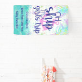 Tropical Oh Ship It's a Girls Trip | Cruise Door Banner (InSitu)