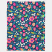 tropical ohia lehua and plumeria fleecedecke (Vorderseite)