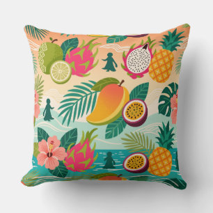 Tropical Okinawa Tutti Frutti Kissen