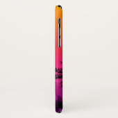 Tropical Ombre Beach Summer Night Individuelle Nam Case-Mate iPhone Hülle (Hinten/Links)