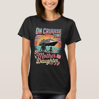 Tropical On Cruise Time Mother Daughter with Palm  T-Shirt