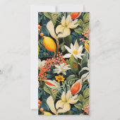 Tropical Orange Paradise Menu (Rückseite)