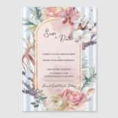 Tropical Orchid Arch Wedding Save the Date Magnet  (Vorderseite)
