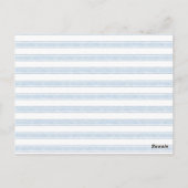 Tropical Orchid Destination Wedding Thank You Postkarte (Rückseite)