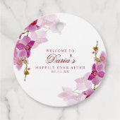 Tropical Orchid Geschenkanhänger (Vorderseite)