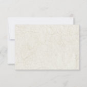 Tropical Orchid Hawaiian Island Wedding Invitation RSVP Karte (Rückseite)