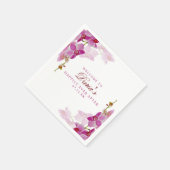 Tropical Orchid Serviette (Ecke)