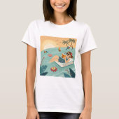 Tropical Page Turner Mood T-Shirt (Vorderseite)