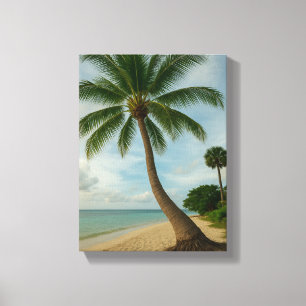Tropical Palm Beach Paradies Leinwand Principal