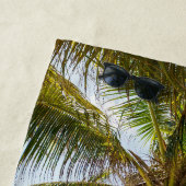 Tropical palm beach photo strandtuch (Beispiel)