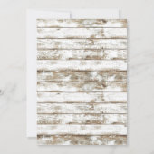 Tropical Palm Beach Retirement Party Einladung (Rückseite)