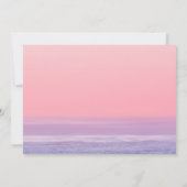 Tropical Palm Beach Wine Retirement Party Einladung (Rückseite)