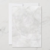 Tropical Palm Black White Gold 30th Birthday Einladung (Rückseite)