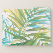 Tropical Palm Blätter 2 Papiermappe (Hinten Links)