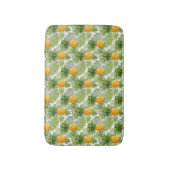Tropical Palm Blätter & Ananas Badematte (Vorderseite Vertikal)