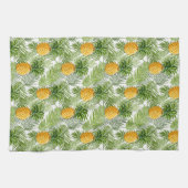 Tropical Palm Blätter & Ananas Handtuch (Horizontal)