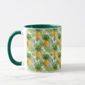 Tropical Palm Blätter & Ananas Tasse (Links)