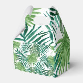 Tropical Palm Blätter Bachelorette Hangover Kit Geschenkschachtel (Rückseite)